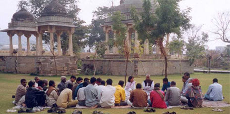 Meeting at Bharmal Ki Chatries