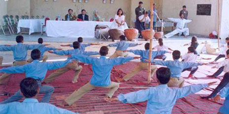 Yoga for local schoolchildren